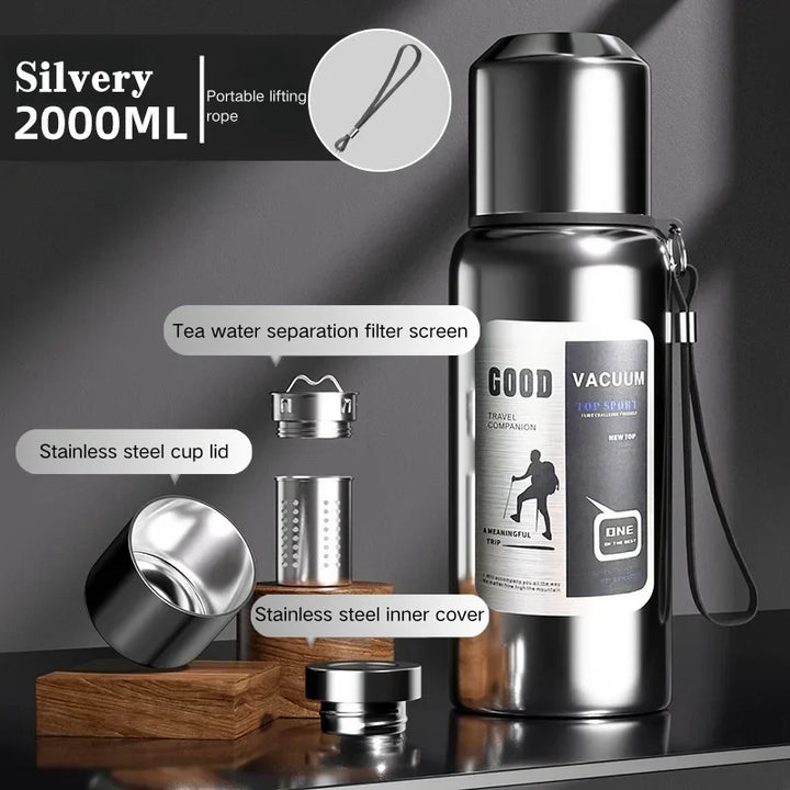 Insulated Water Bottle Stainless Steel Thermos Travel Mug For Outdoors Eco Friendly Gift 2026 Summer