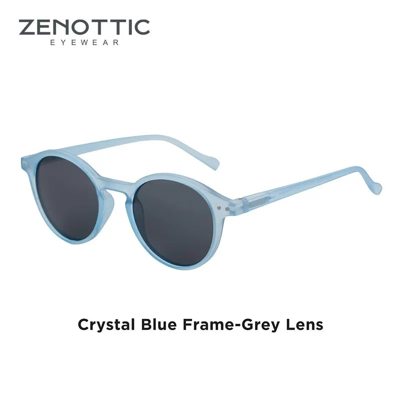 Polarized Sunglasses Round Retro Unisex Eyewear Summer 2026 Trend UV400 Protection