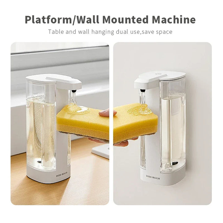 Automatic Dishwashing Machine Sensor Hand Sanitizer Dispenser - Intelligent Kitchen Soap Dispenser with Adjustable Liquid Output