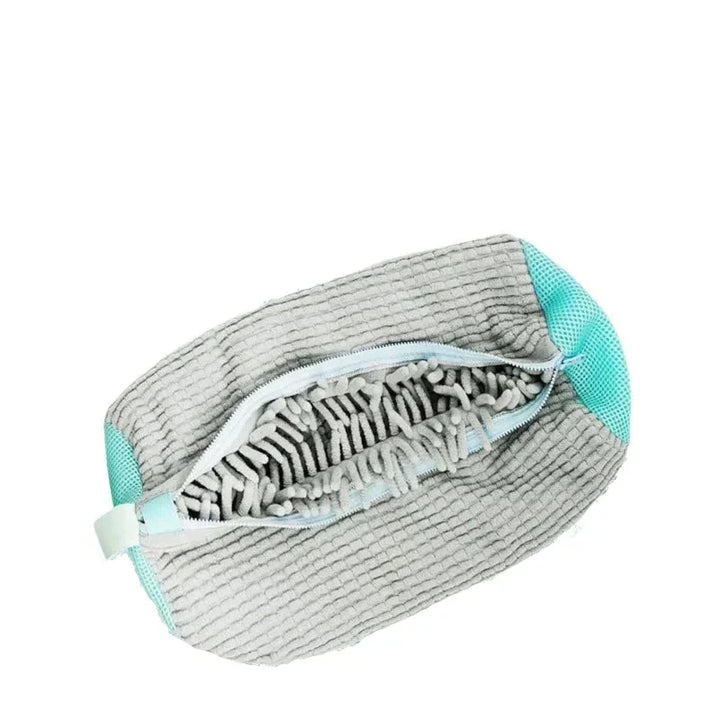 Shoe Washing Bag Cotton Laundry Bag with Zipper Closure, Durable Cleaning Bag for Shoes, Travel-Friendly Drying Bags