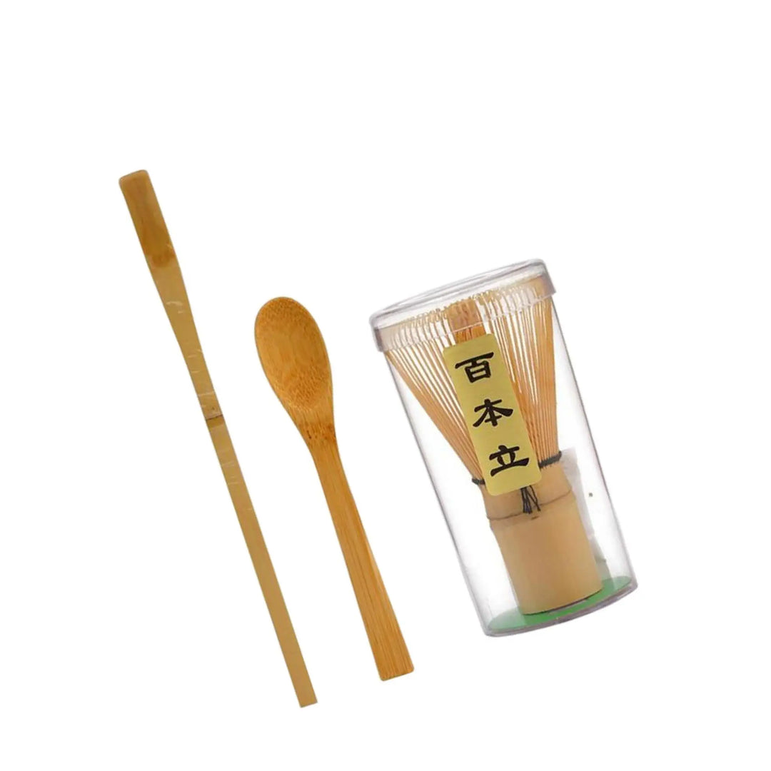 Bamboo Matcha Whisk Starter Kit Ceremonial Tea Eco Gift