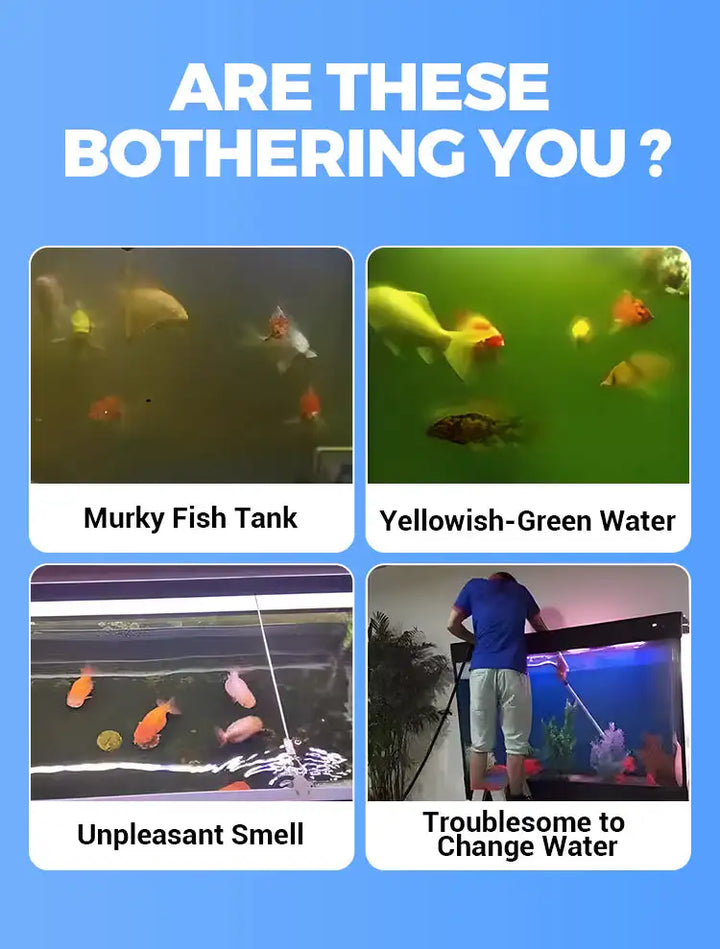 Aquarium Water Purification Tablets – Fast-Acting Fish Tank Clarifier Eco-Friendly 2026