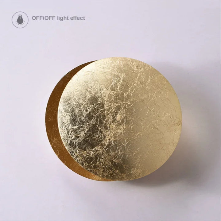Wall Sconce Light Round Eclipse Modern Wall Lamp Iron Construction Ambient Bedside Decor Fall 2026
