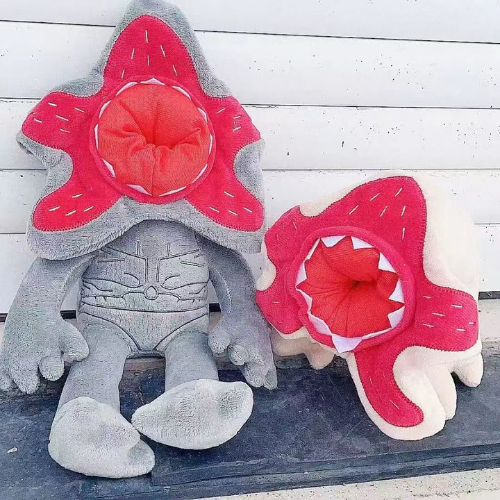 Demogorgon Plush Toy grey Soft Monster Doll Halloween 2026 Gift Gift-Ready For Kids