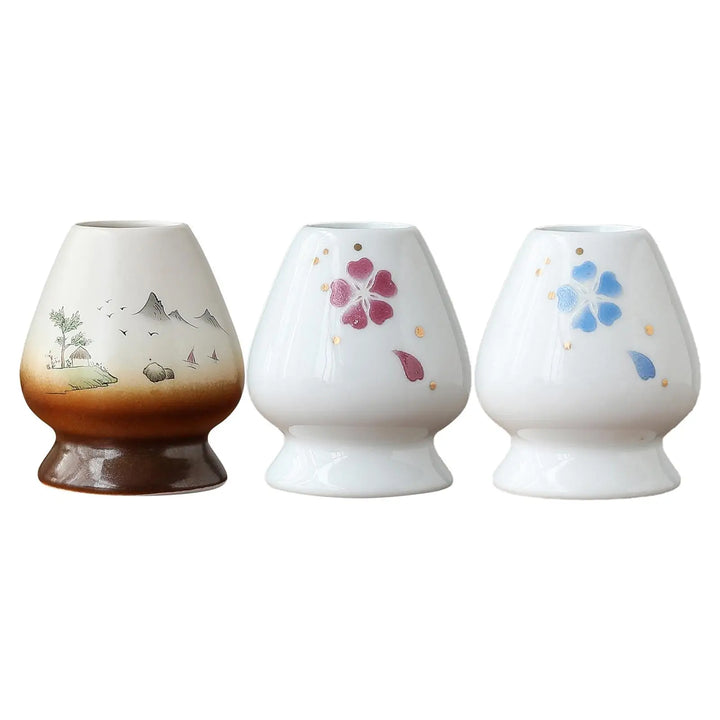 Matcha Whisk Stand Handcrafted Ceramic Holder Tea Ceremony