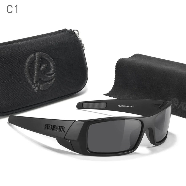 Photochromic Sunglasses All-Black Frame Fishing Sunglasses Summer 2026 Night Driving Comfort Case Included