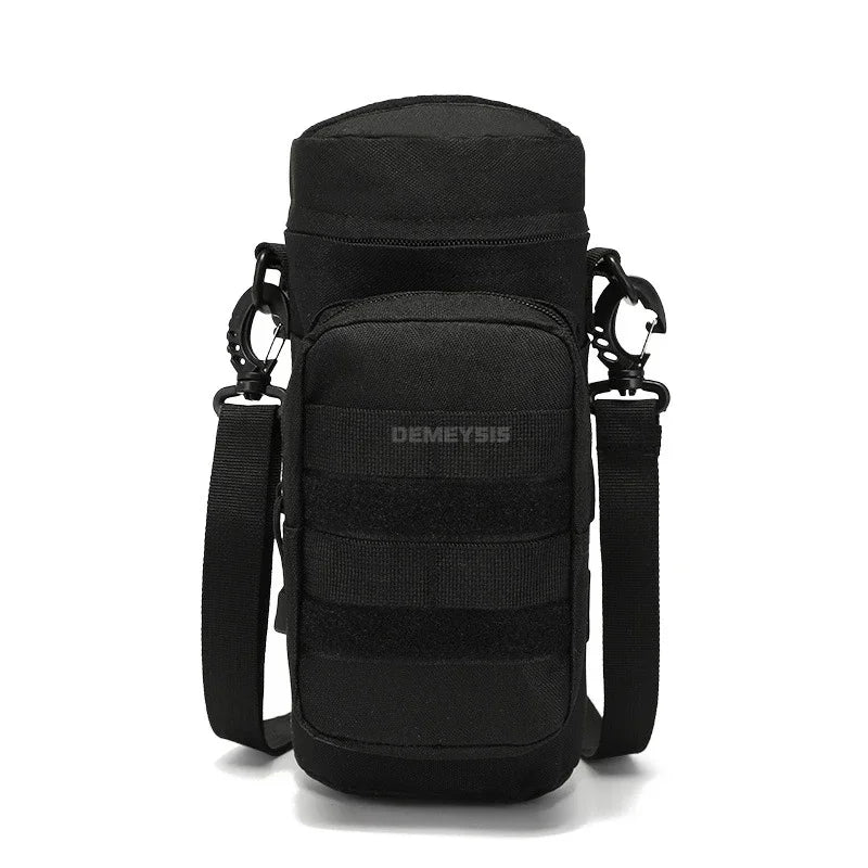 Water Bottle Pouch Waist Bag Tactical MOLLE 1L Capacity Hiking Camping Fall 2025