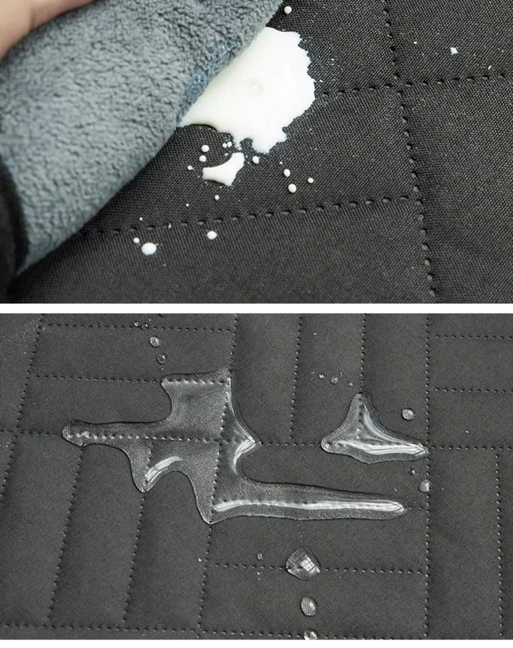 Waterproof Pet Car Seat Cover - Non-Slip Scratch-Proof Hammock Back Seat Protector for Dogs