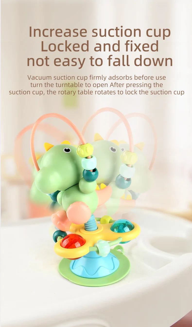Baby Soothing Rattle Suction Cup Newborn Sensory Toys