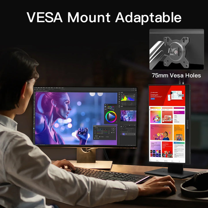 15.6 Inch Portable Monitor USB C HDMI HDR Travel Screen