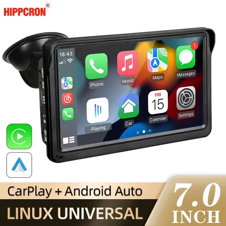 CarPlay Wireless Head Unit 7 Inch In Dash Car Stereo Universal Touch Screen Wireless Android Auto Fall 2025