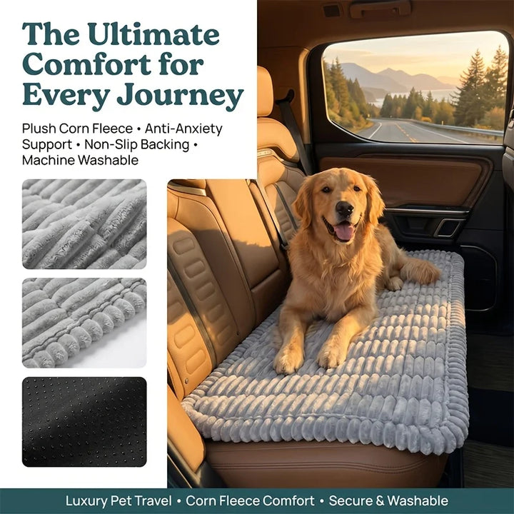 Dog Car Seat Cover Polyester Durable Car Seat Protector Pad - Anti Dirty, Easy Install, Fall 2026 Travel Essential