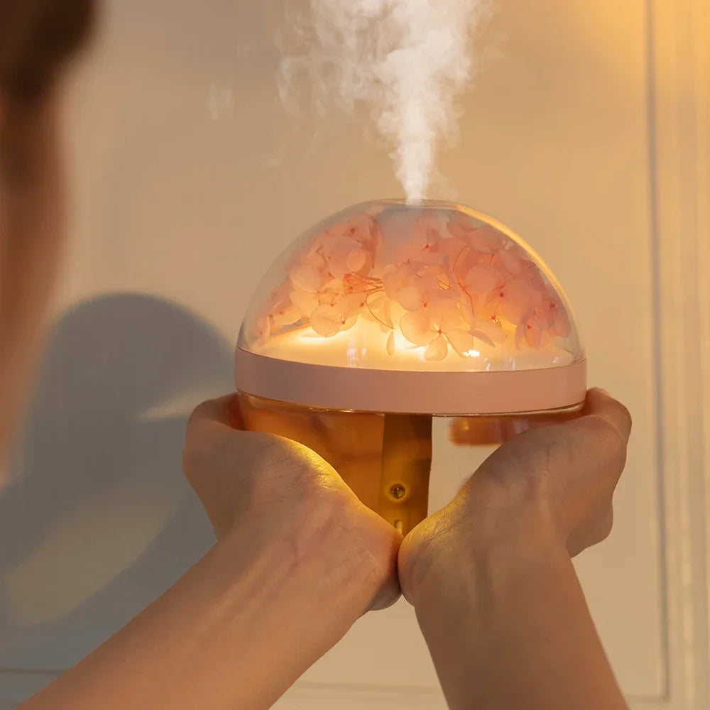 270ML Air Humidifier USB Rechargeable with LED Light Mist Maker