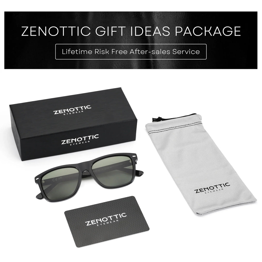Polarized Sunglasses Square Acetate Frames UV400 Protection Unisex Classic Design