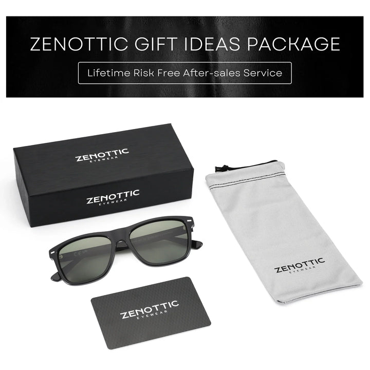 Polarized Sunglasses Square Acetate Frames UV400 Protection Unisex Classic Design