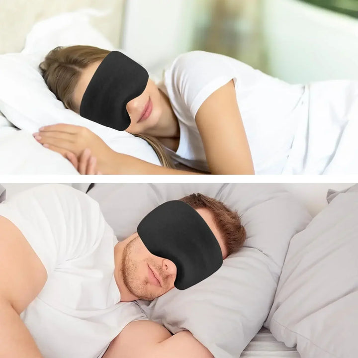 Travel Pillow 3D Contoured Adjustable Eye Mask for Airplane Sleep Aid Fall 2026 TikTok Viral Gift