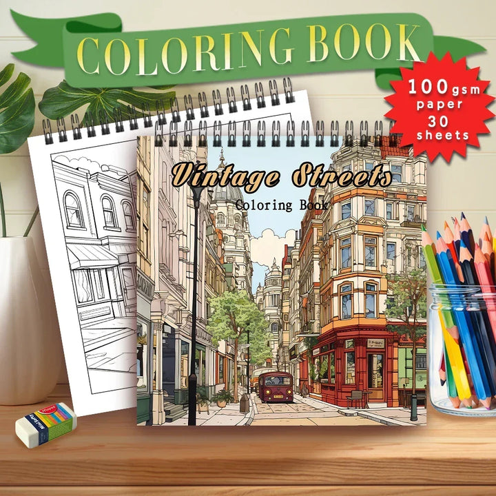 Adult colouring Book Spiral Bound 30 Sheets 8.3 By 8.3 Inches Holiday Gift Idea For Relaxation 2025