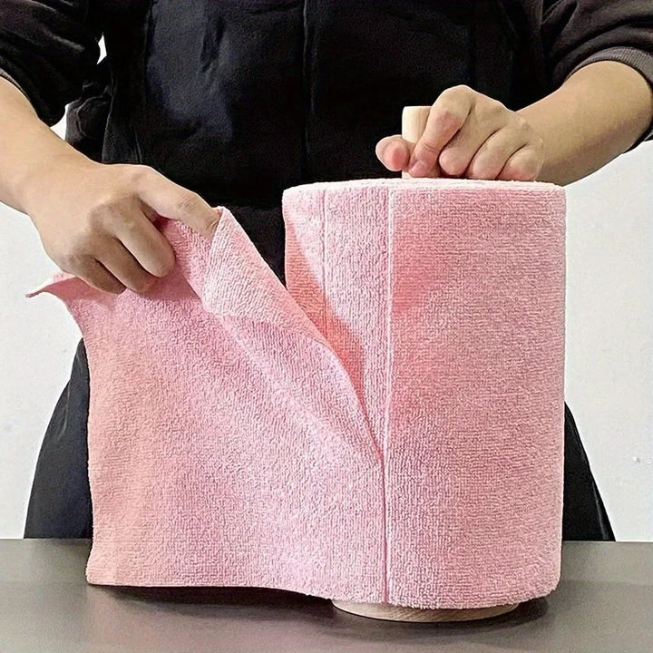 Absorbent Household Cleaning Towel Roll - Versatile Dishwashing &amp; Car Washing Cloth
