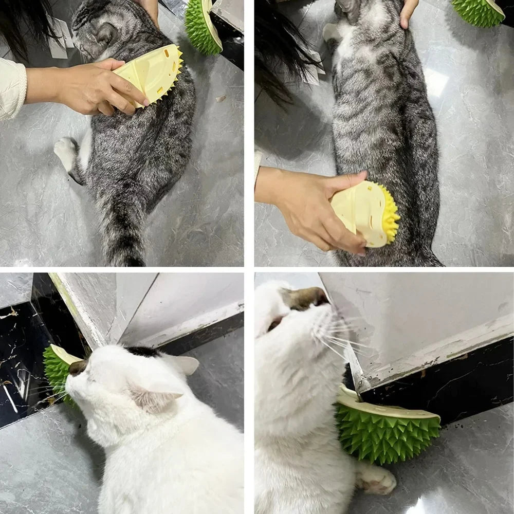 Cat Grooming Scratcher Brush &amp; Massager for Dogs and Cats - Pet Hair Remover, 8 colours