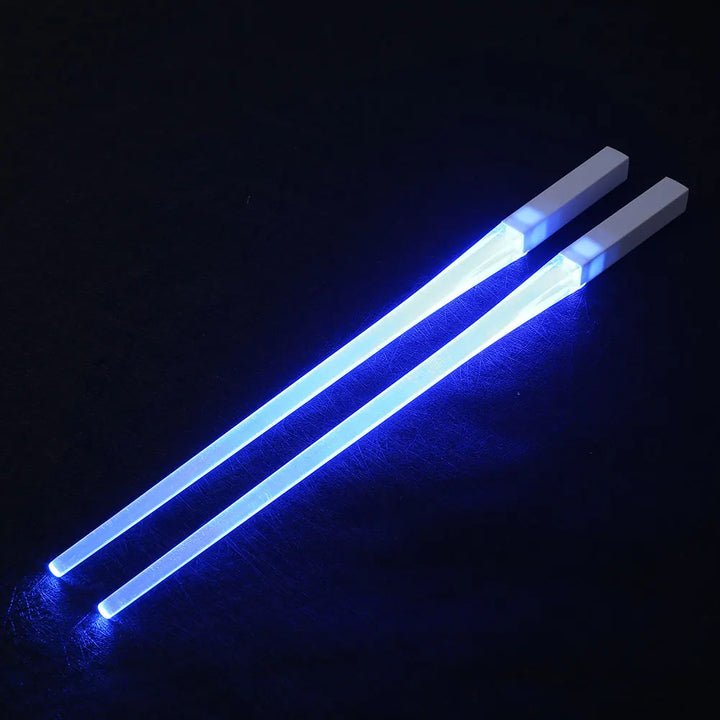LED Luminous Lightsaber Chopsticks - Light Up Star Wars Party Tableware, Fun Kitchenware for Kids