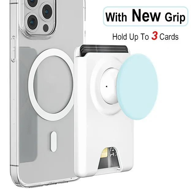 Magnetic Wallet With Expanding Grip For Phones Universal Card Holder Case Anti Scratch And Dustproof Back To School 2026