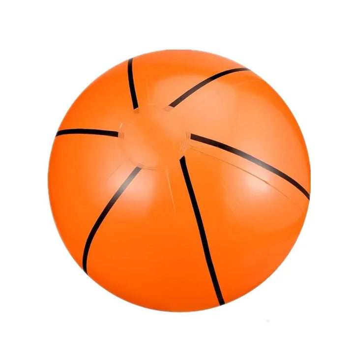 Inflatable Beach Ball 12/16 Rainbow Design for Summer Pool Parties, Water Games, and Outdoor Fun