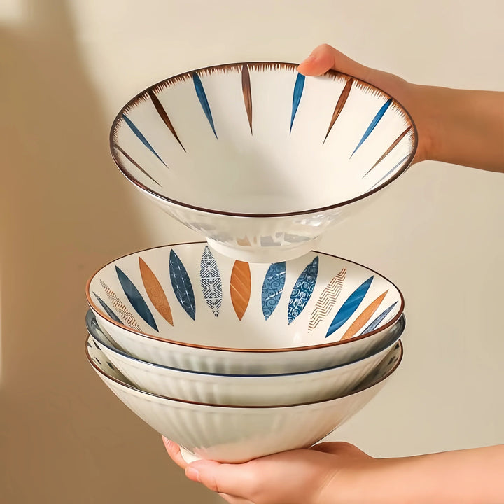Ramen Bowl 8 Inch Porcelain Japanese Noodle Bowl Large