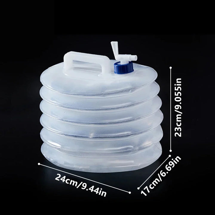 Portable Foldable Collapsible Water Bag 5–15L – Outdoor Camping Hiking Picnic Emergency Carrier 2026