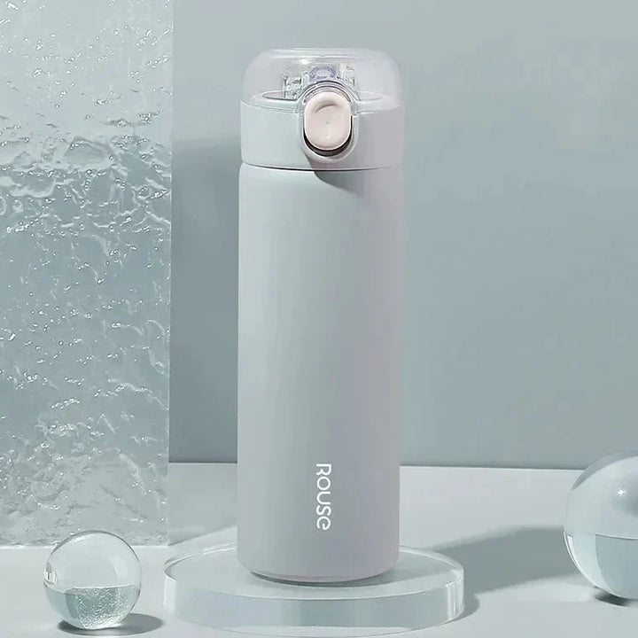 380ml Stainless Steel Vacuum Flask With Straw Girls Thermos