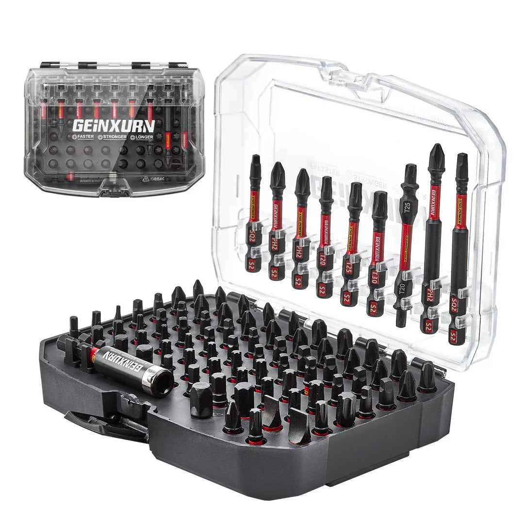 Impact Driver Bit Set 83-Piece S2 Steel Magnetic Bits With Socket Adapter Case Fall 2025 DIY Essential