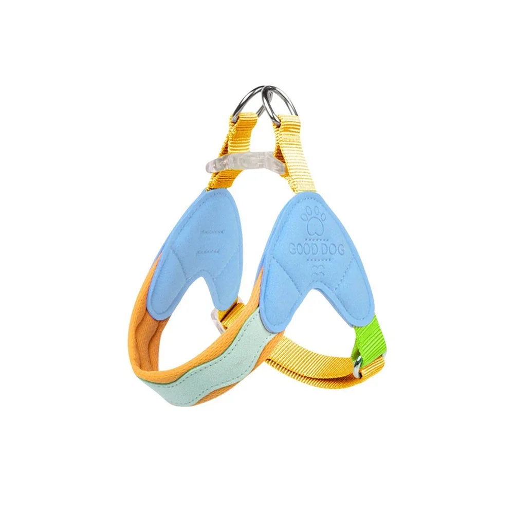 Dog Harness Y Shaped Adjustable Chest Straps Polyester Blends Summer 2026 Outdoor Use Easy Fit