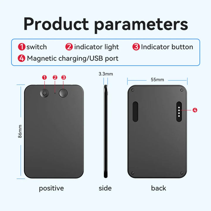 AI Voice Recorder 8GB 128GB Portable Multilingual Translator