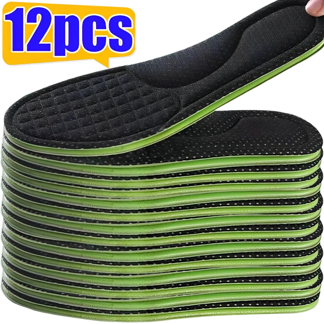Memory Foam Orthopedic Insoles 12 Pack Antibacterial Plantar Fascia Insole