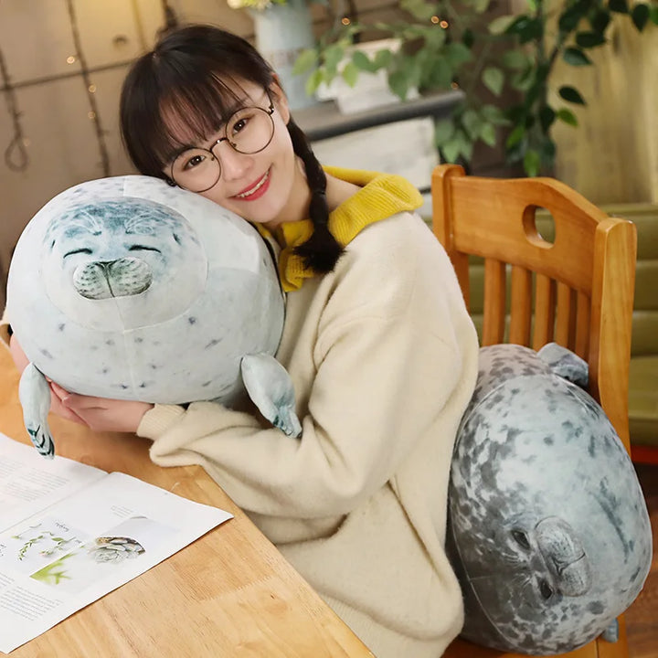 Seal Plush Pillow 30cm Soft Sea Animal Huggable Plush Toy Gift For Kids Spring 2026