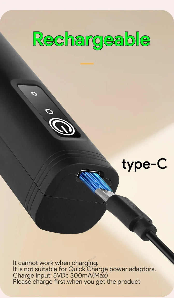 USB Rechargeable Electric Milk Frother 3-Speed – Handheld Foam Maker Egg Beater Coffee Drink Wand 2026