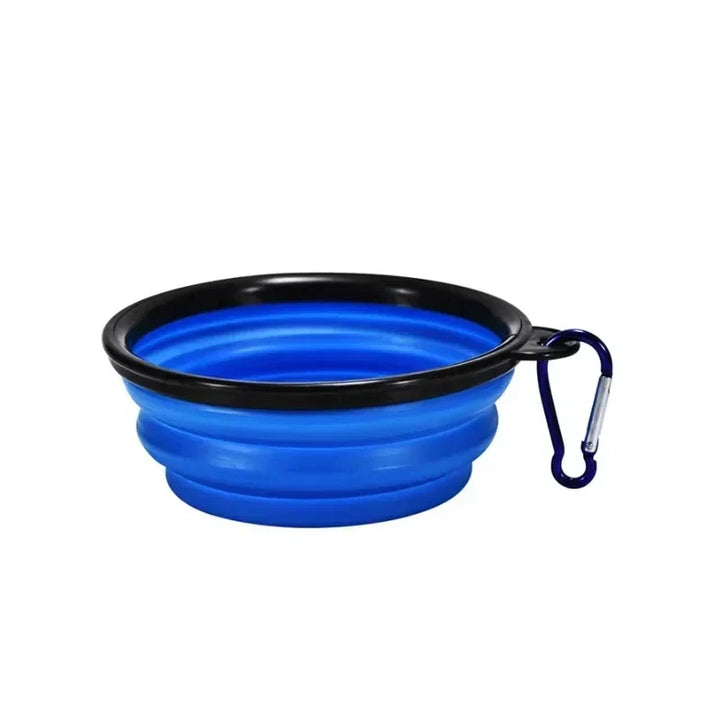 350ml Pet Folding Bowl - Portable Dog &amp; Cat Food Water Bowl