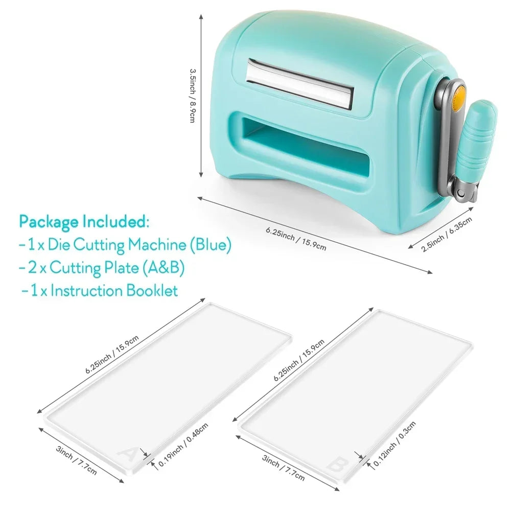 Die Cutting Machine Mini Manual Hand Crank Craft Tool