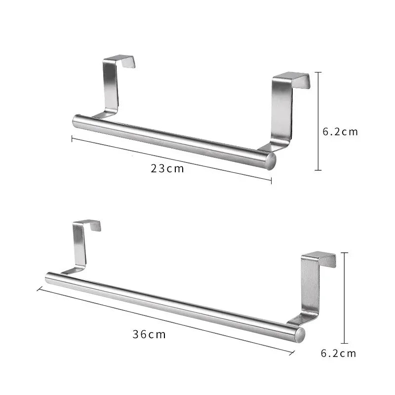 Stainless Steel Towel Rack Organizer - 3PCS Home Organizers for Bathroom &amp; Kitchen, Wall Mounted