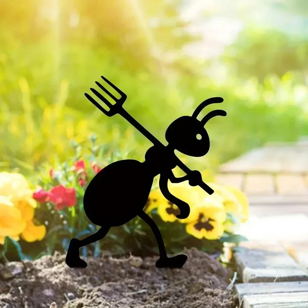 Ant Garden Decor Metal Yard Ants Garden Stakes Backyard Lawn Art TikTok Viral Summer 2026 Gift