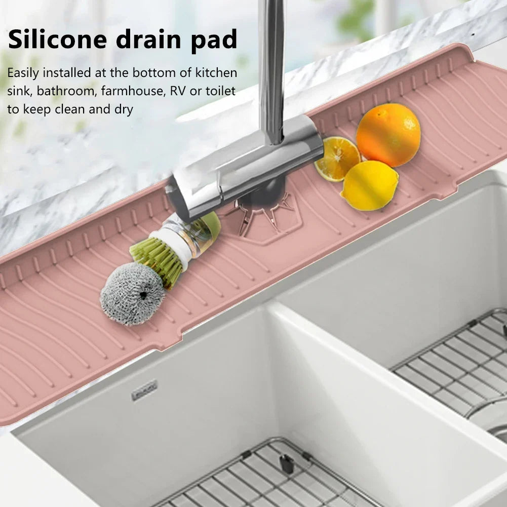 Sink Splash Guard Silicone Mat Countertop Protector