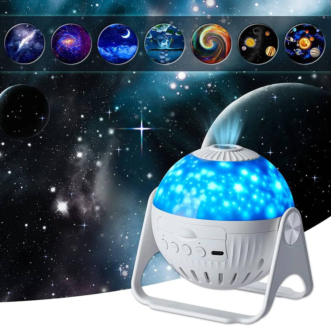Planetarium Galaxy Night Light Projector - 360° Adjustable Star Sky Lamp for Kids