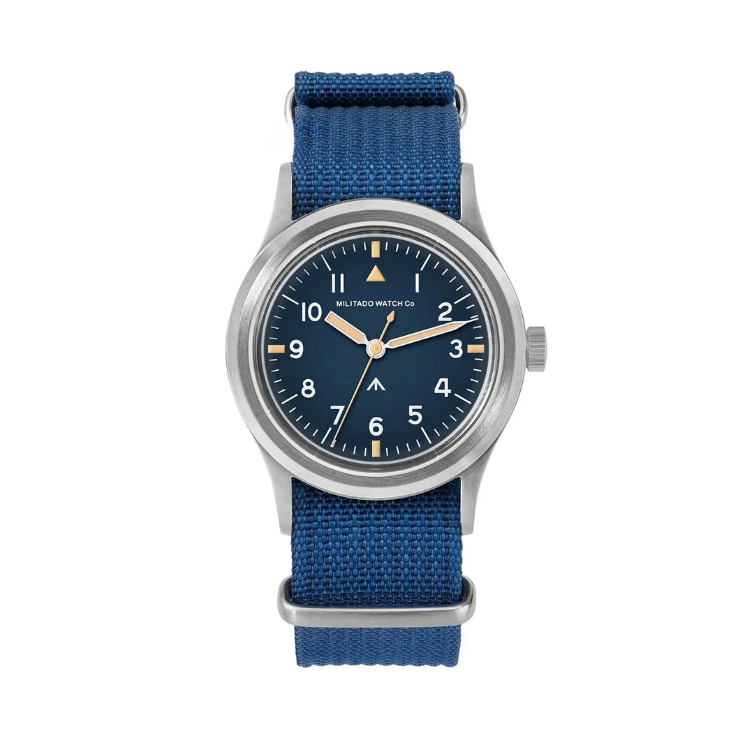 36mm Field Watch Sapphire Crystal VH31 Sweep Quartz