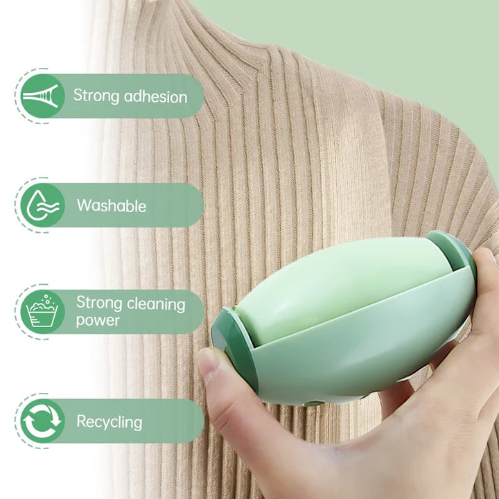Washable Lint Remover Portable Roller for Clothes Pet Hair Sticky