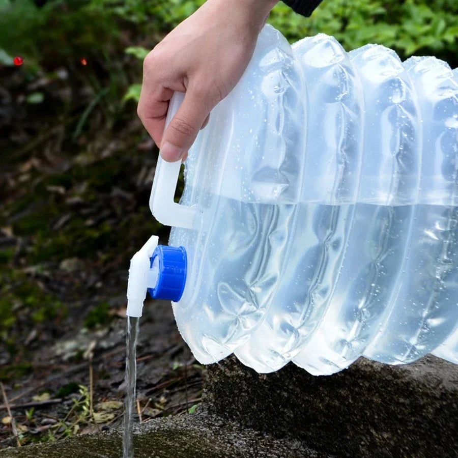 Portable Foldable Collapsible Water Bag 5–15L – Outdoor Camping Hiking Picnic Emergency Carrier 2026