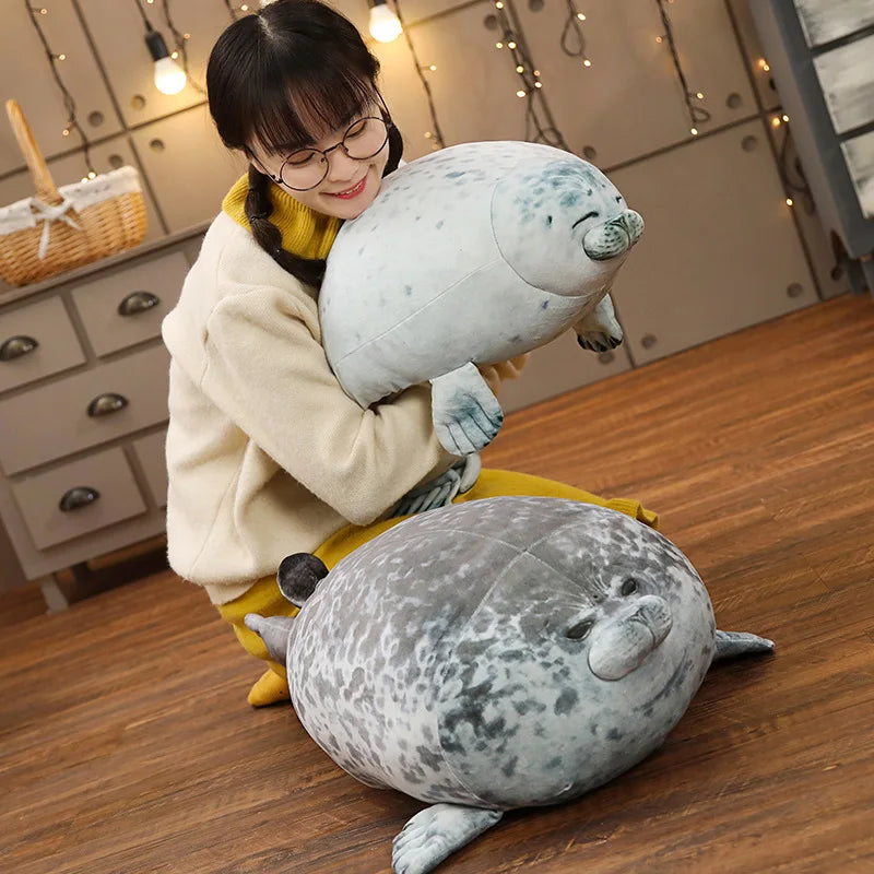Seal Plush Pillow 30cm Soft Sea Animal Huggable Plush Toy Gift For Kids Spring 2026
