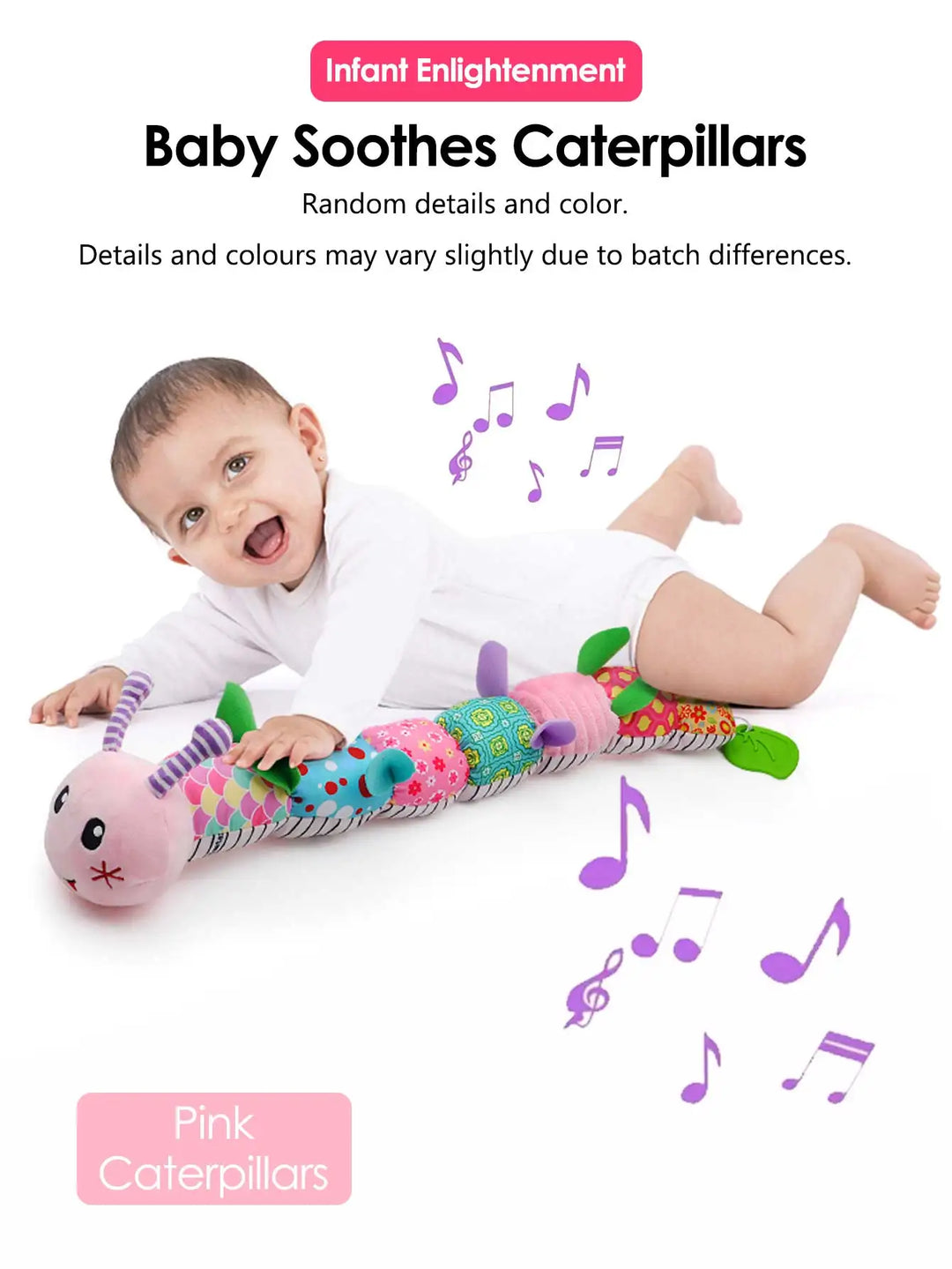 Soft Giraffe Baby Rattle Hanging Plush Newborn Sensory Toys