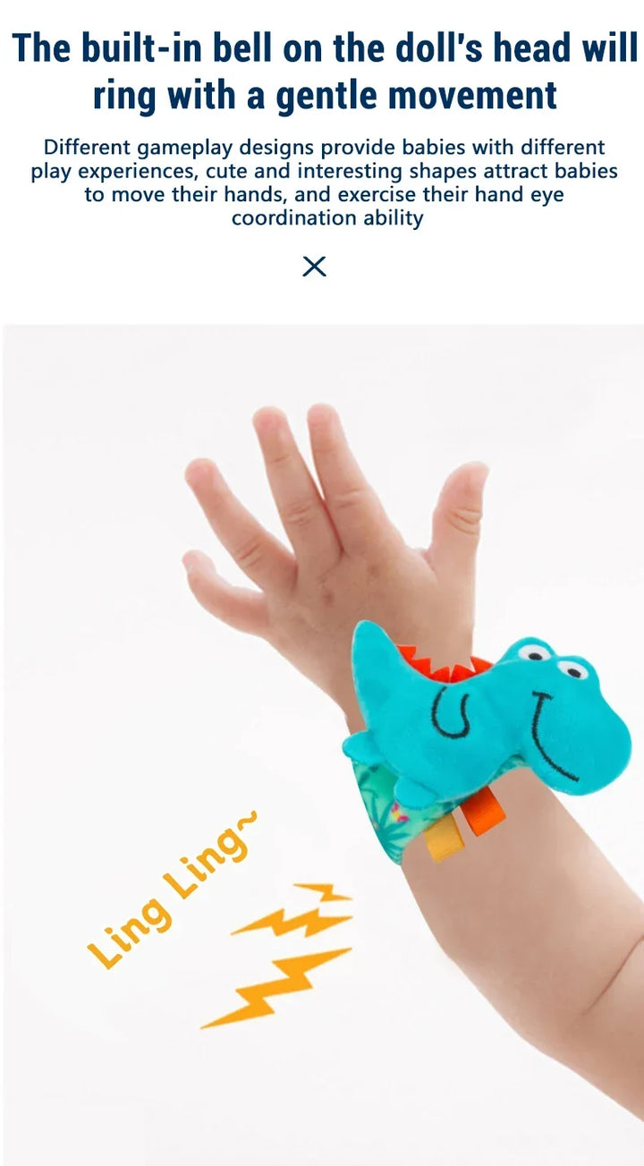 Baby Wrist Rattle Set Newborn Sensory Toys Soothing Gift