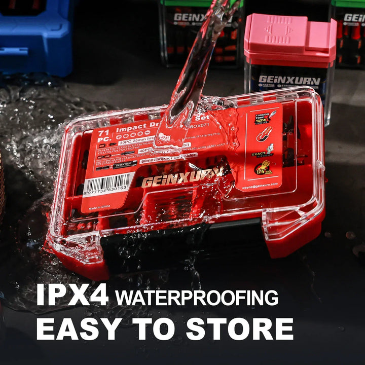 Impact Screwdriver Bits Set Magnetic Case S2 Alloy Steel 50 to 79 Pcs with Bit Holder and Nut Driver Fall 2025 Gift