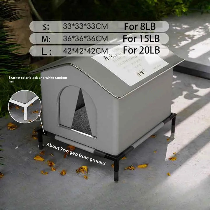Pet House Waterproof Outdoor Shelter For Small Dogs And Cats Foldable Winter 2026 Warm Cave Bed Washable