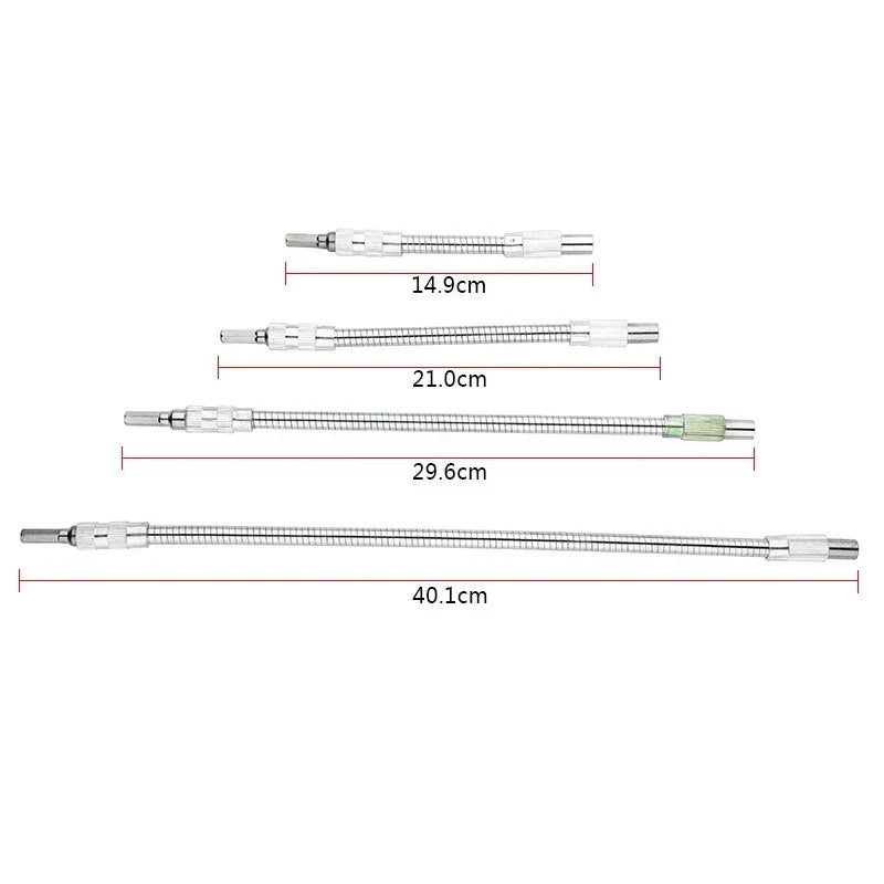 Flexible Shaft Extension for Home Tools - 15cm-40cm Drill Bit Holder, Impact Driver Accessory